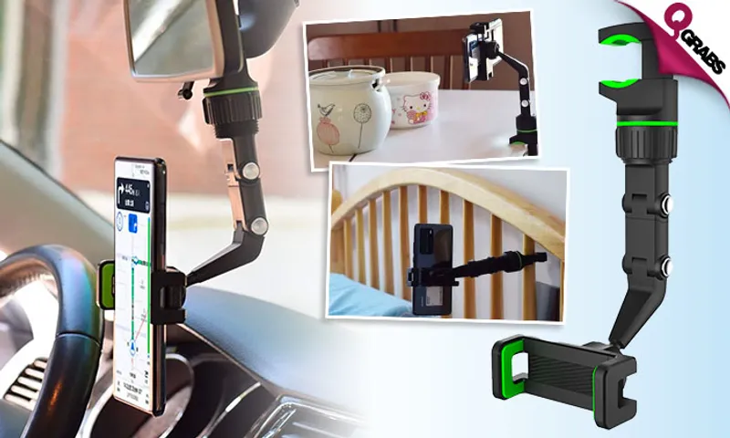 Rearview Mirror Phone Bracket!